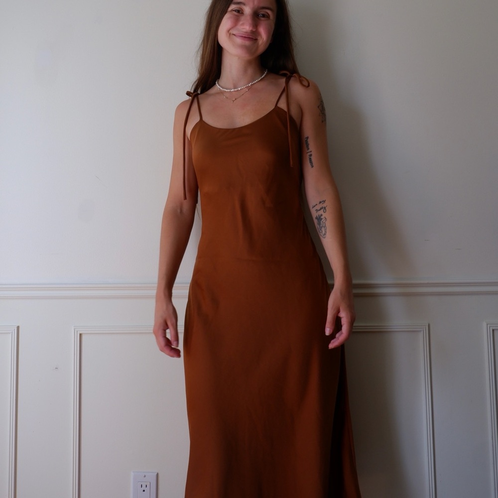 A Bronze Age Open Back “Heartbreak” Slip Dress - Picture 5 of 8